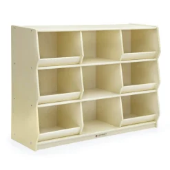 Guidecraft 9-Section Play-Bin Storage - 36"* Classroom Furniture