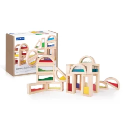 Guidecraft Sensory Rainbow Blocks - 18 pc. Set* Block Play|Sensory Toys