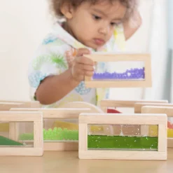 Guidecraft Sensory Rainbow Blocks - 18 pc. Set* Block Play|Sensory Toys