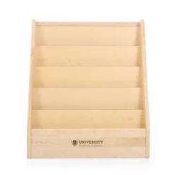 Guidecraft 5-Shelf Book Display - Solid Maple - 28