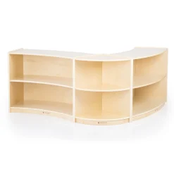 Guidecraft 2-Shelf Right Curved Storage - 24