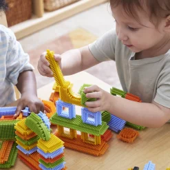 Guidecraft Snap and Stack Thistle Blocks Set - 220 pieces* Building Toys