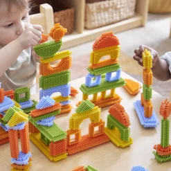 Guidecraft Snap and Stack Thistle Blocks Set - 220 pieces* Building Toys