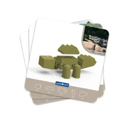 Guidecraft Snap Block Animals - 33 pc. set* Block Play|Wooden Toys