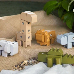 Guidecraft Snap Block Animals - 33 pc. set* Block Play|Wooden Toys