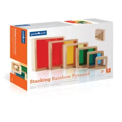 Guidecraft Stacking Rainbow Pyramid* Sensory Toys|Building Toys