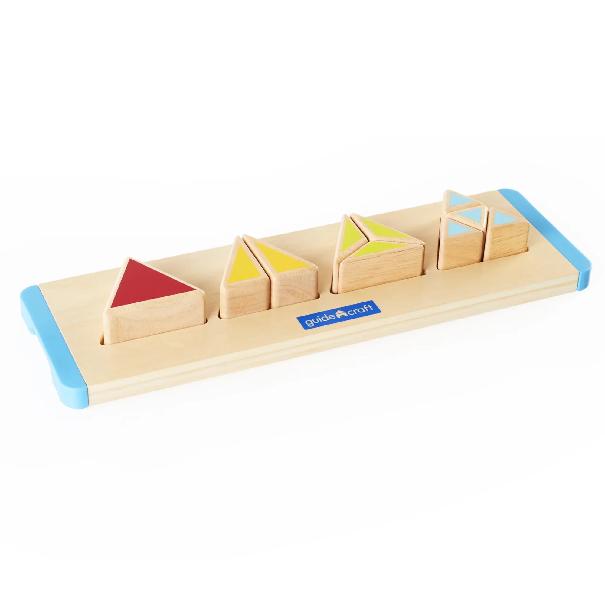 Guidecraft Starter Triangle Fractions* Early Learning Skill Builders