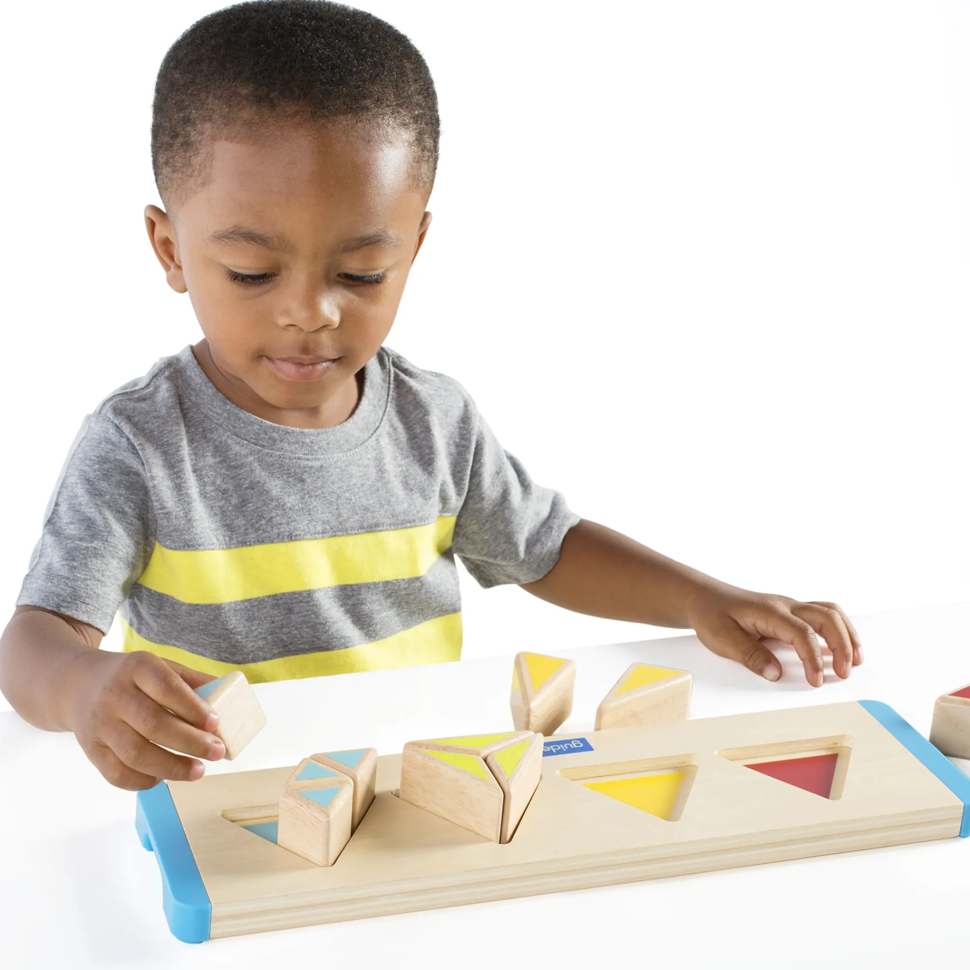 Guidecraft Starter Triangle Fractions* Early Learning Skill Builders
