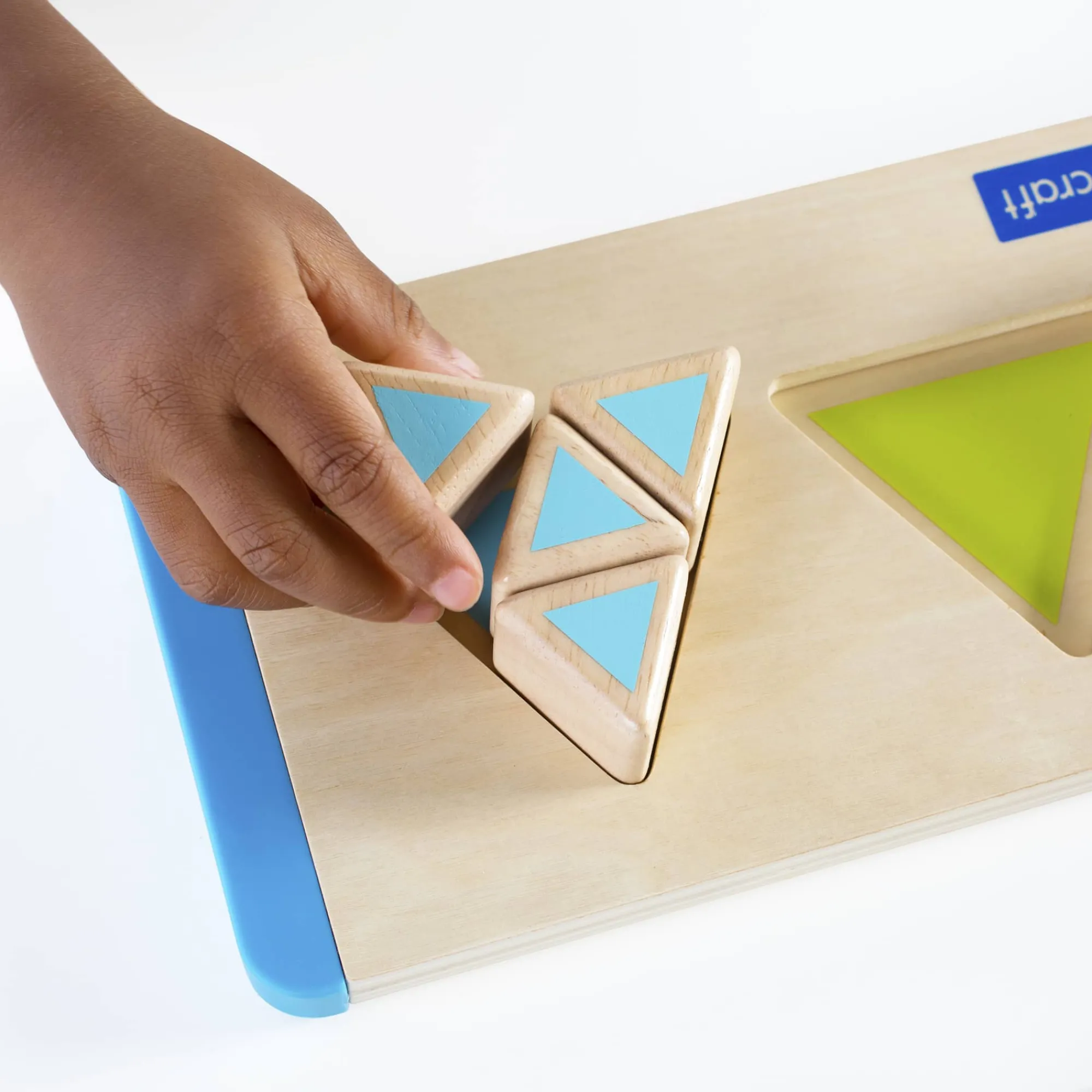 Guidecraft Starter Triangle Fractions* Early Learning Skill Builders