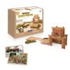 Guidecraft Tabletop Notch Blocks - Eastern* Nature-Inspired Toys|Building Toys