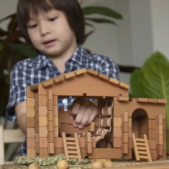 Guidecraft Tabletop Notch Blocks - Western* Nature-Inspired Toys|Building Toys