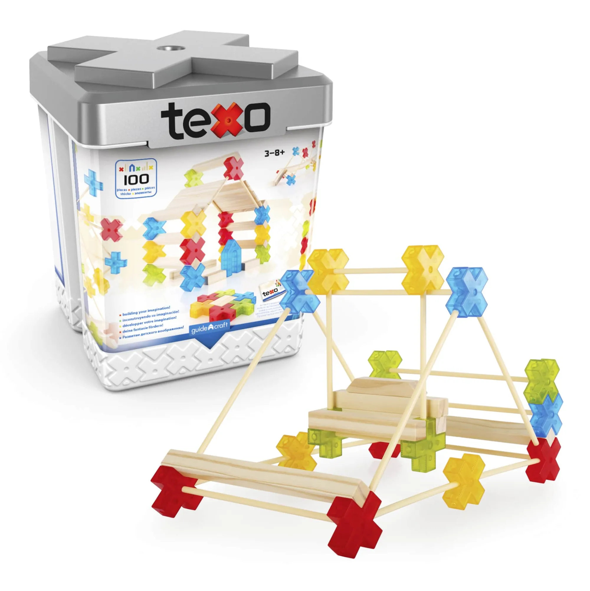 Guidecraft Texo® - 100 pc. set* Building Toys