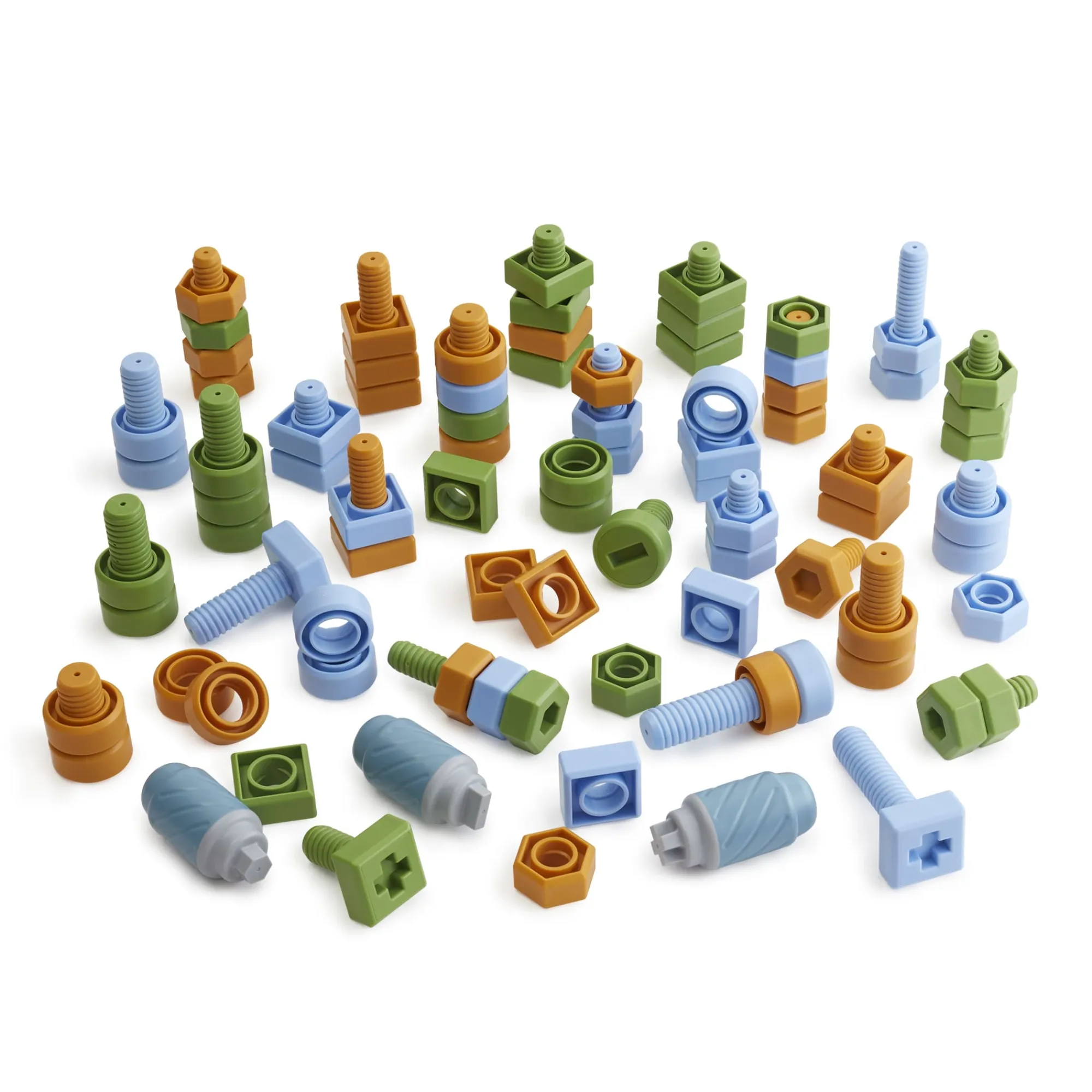 Guidecraft Twisty Tools - Nuts and Bolts Set - 84 pieces*Kids Kids' Outdoor Toys|Early Learning Skill Builders