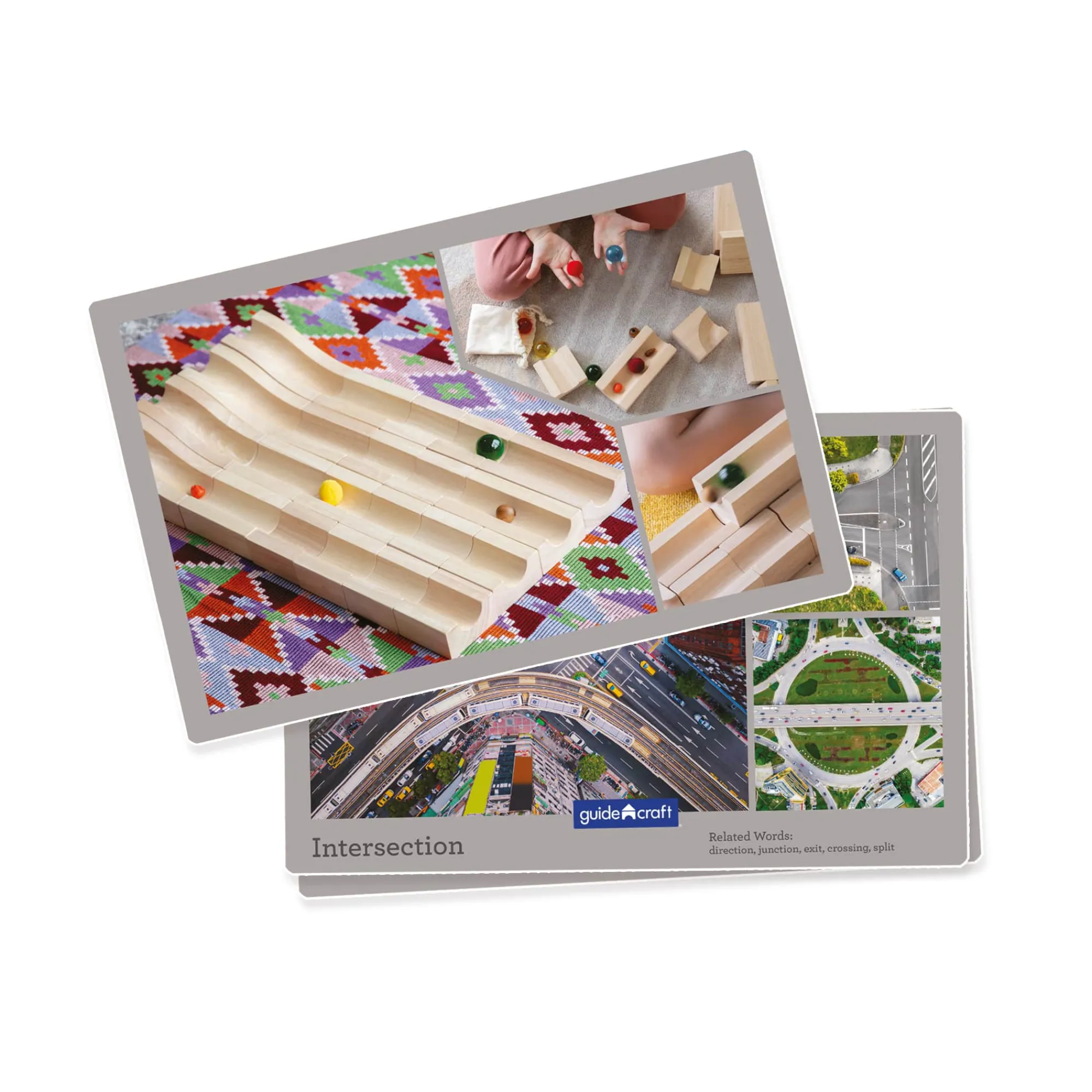 Guidecraft Unit Block Marble Run - 40 pc. set* Block Play|Wooden Toys