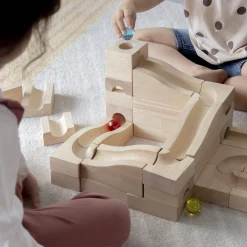 Guidecraft Unit Block Marble Run - 40 pc. set* Block Play|Wooden Toys
