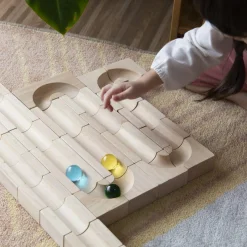 Guidecraft Unit Block Marble Run - 40 pc. set* Block Play|Wooden Toys