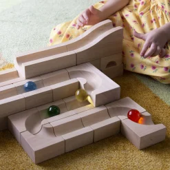 Guidecraft Unit Block Marble Run - 40 pc. set* Block Play|Wooden Toys
