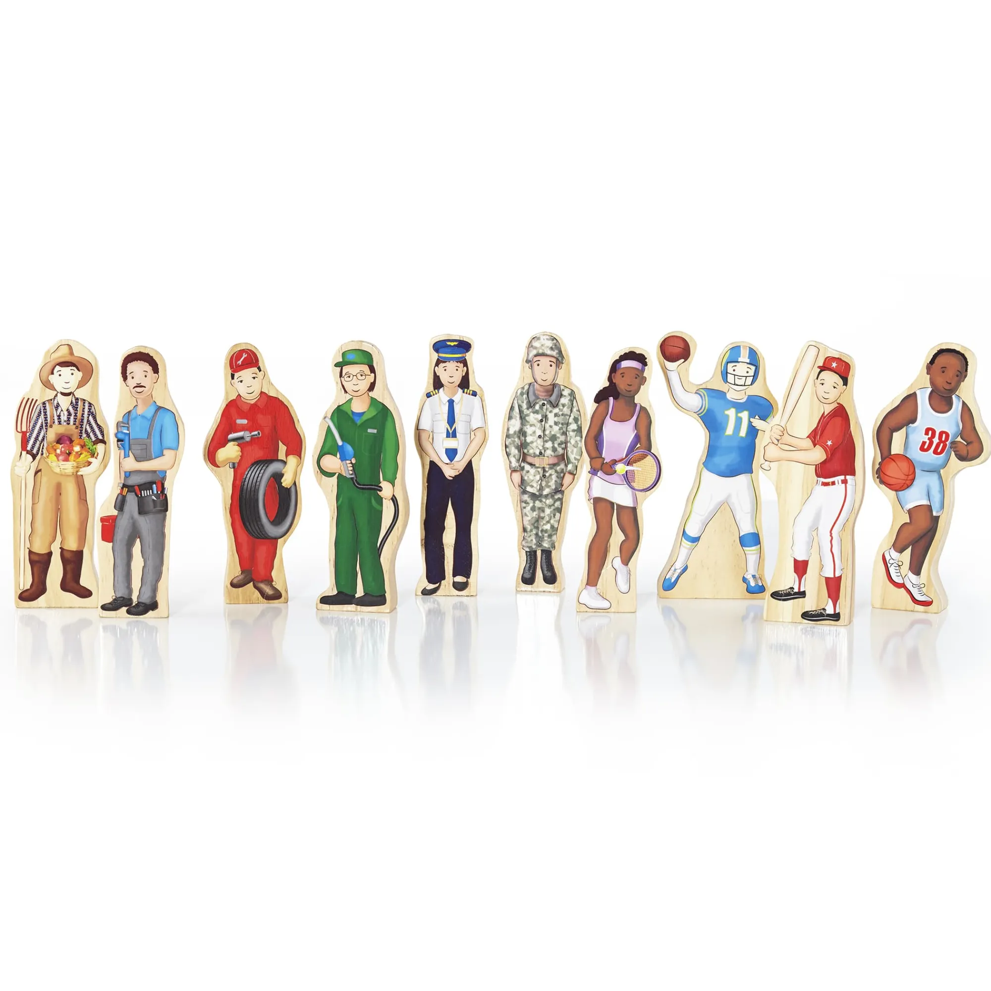 Guidecraft Wedgies Career Set* Block Play|Wooden Toys