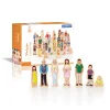 Guidecraft Wedgies Multi-Cultural Family Set* Block Play|Wooden Toys