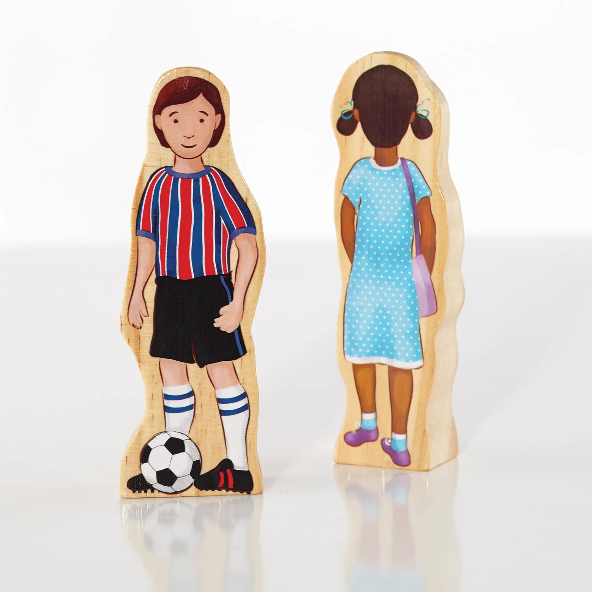 Guidecraft Wedgies Multi-Cultural Family Set* Block Play|Wooden Toys