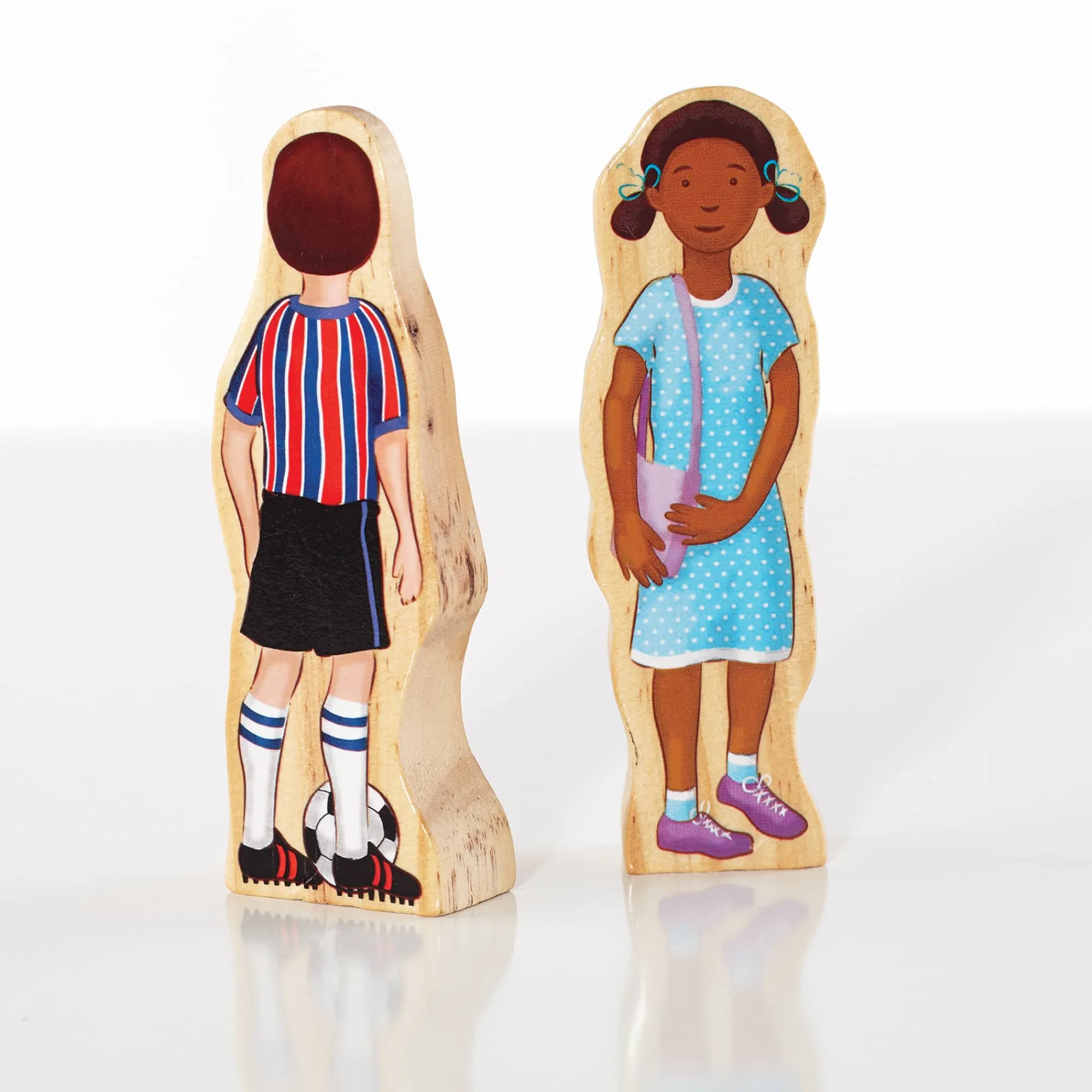 Guidecraft Wedgies Multi-Cultural Family Set* Block Play|Wooden Toys