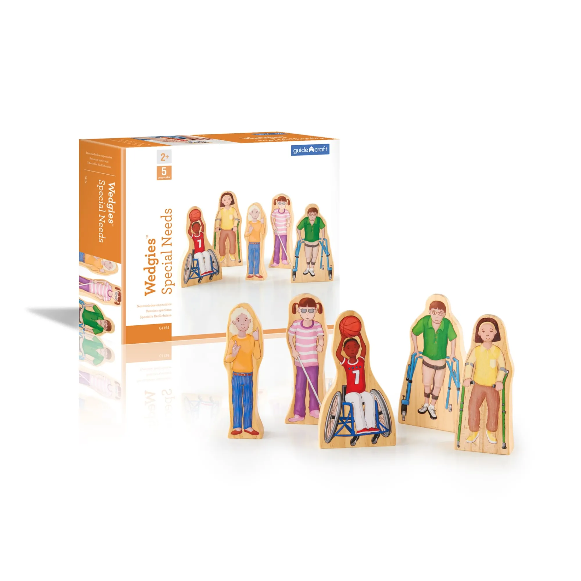 Guidecraft Wedgies Special Needs Children Set* Block Play|Wooden Toys