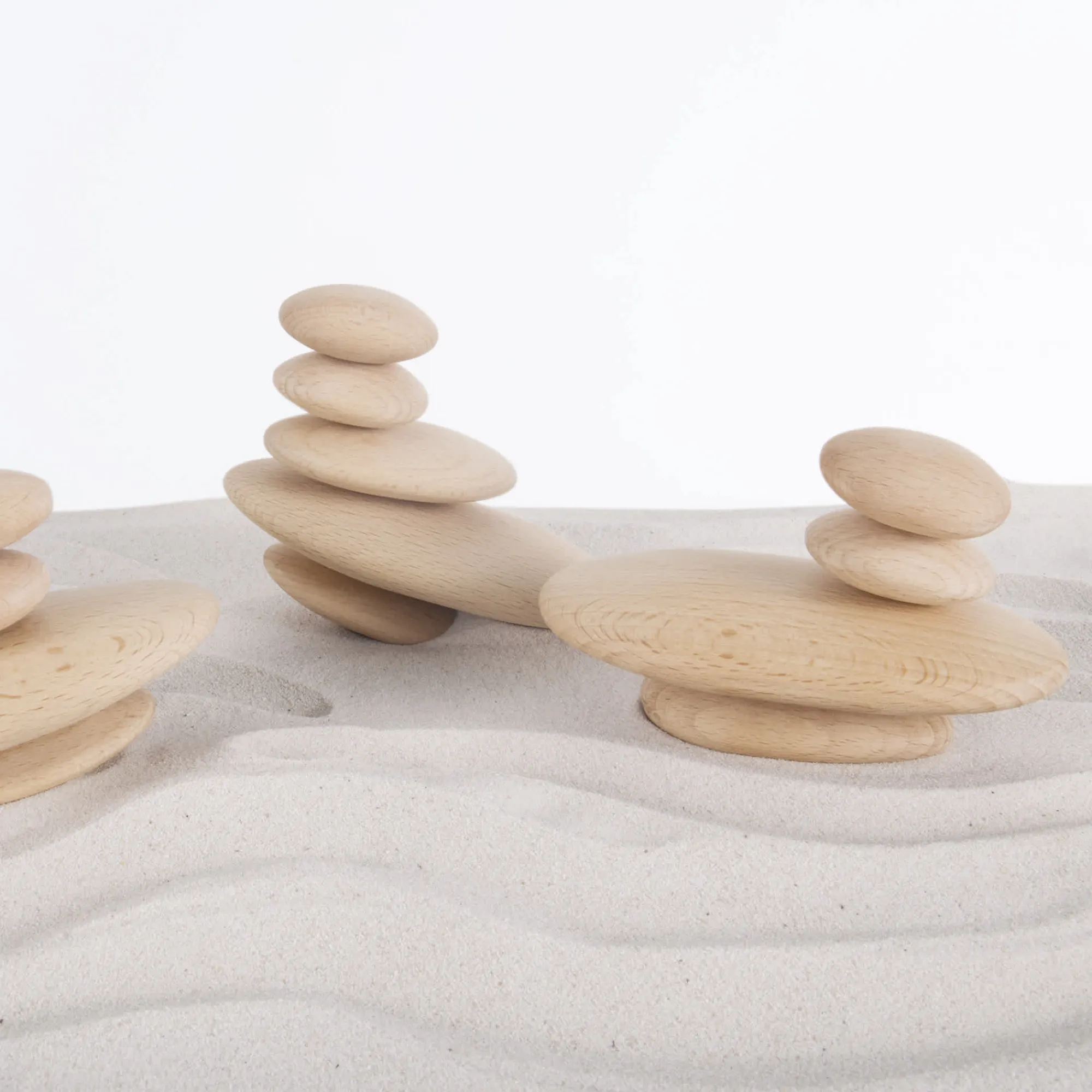 Guidecraft Wood Stackers - River Stones* Block Play|Wooden Toys