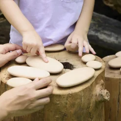 Guidecraft Wood Stackers - River Stones* Block Play|Wooden Toys