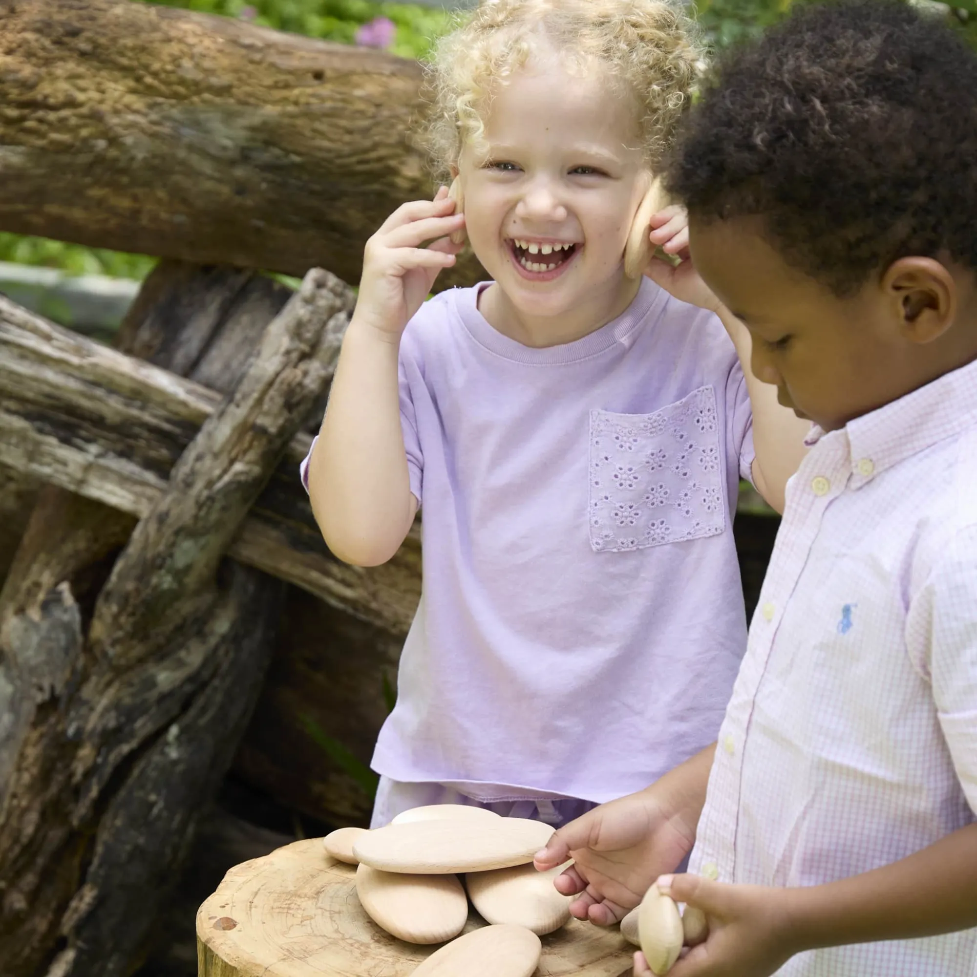 Guidecraft Wood Stackers - River Stones* Block Play|Wooden Toys