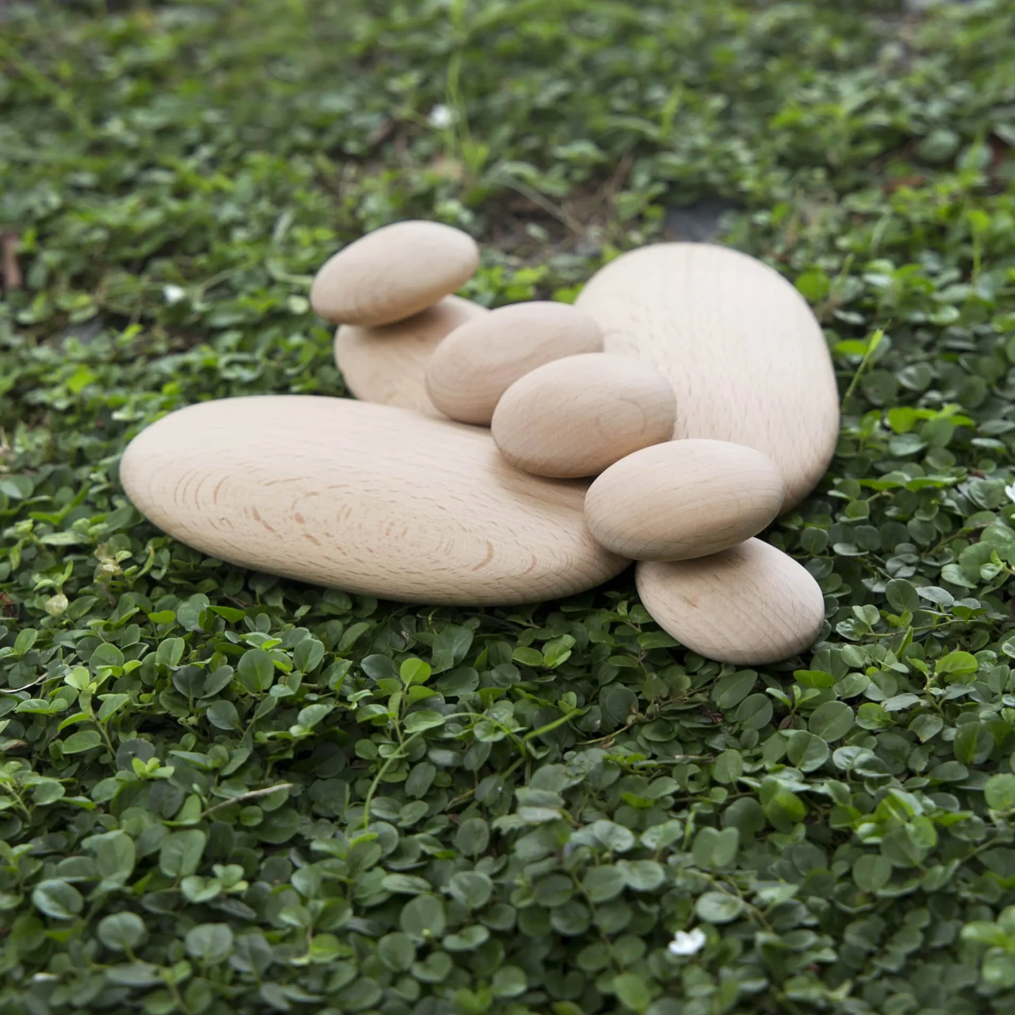 Guidecraft Wood Stackers - River Stones* Block Play|Wooden Toys