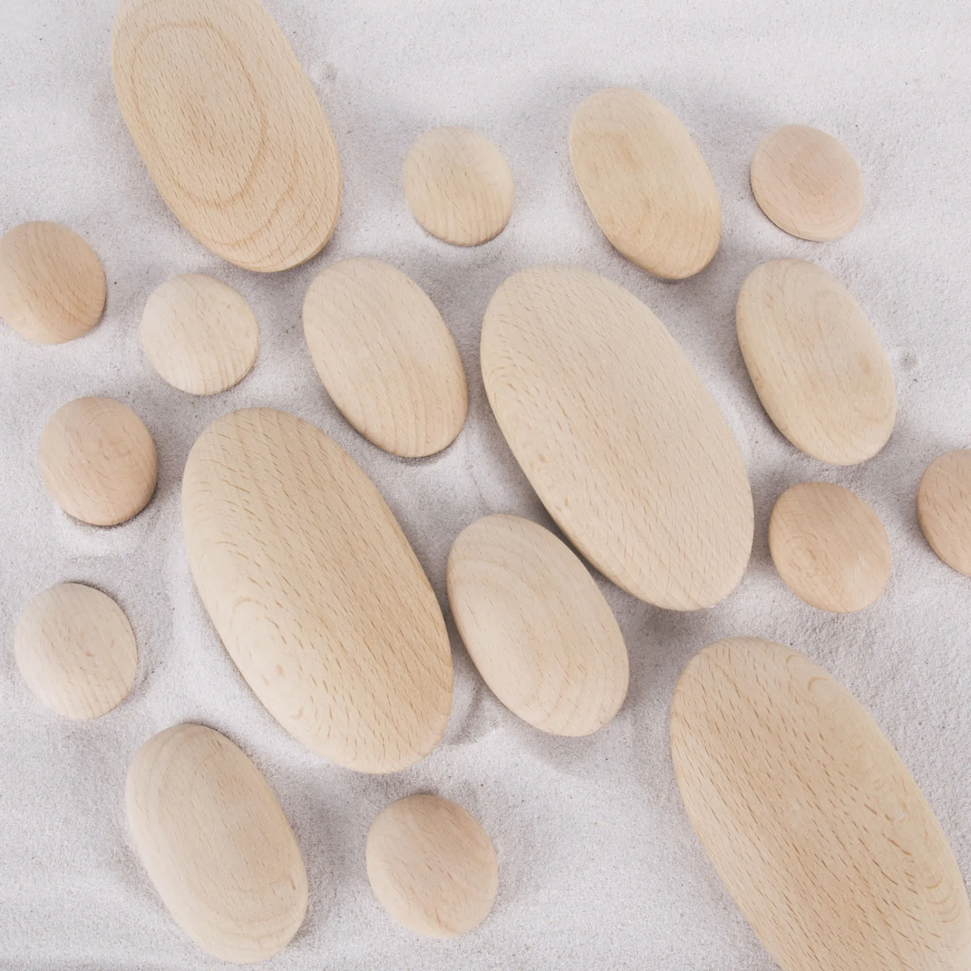 Guidecraft Wood Stackers - River Stones* Block Play|Wooden Toys