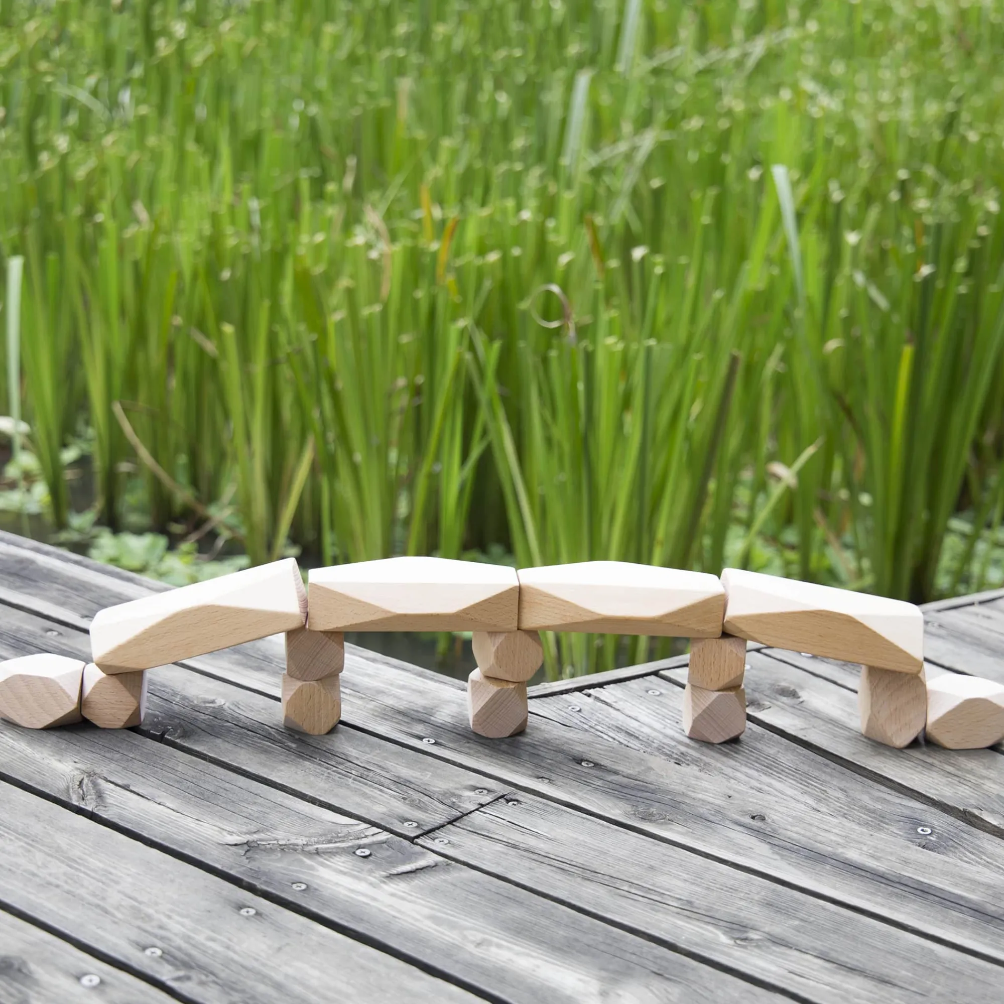 Guidecraft Wood Stackers - Standing Stones* Block Play|Wooden Toys