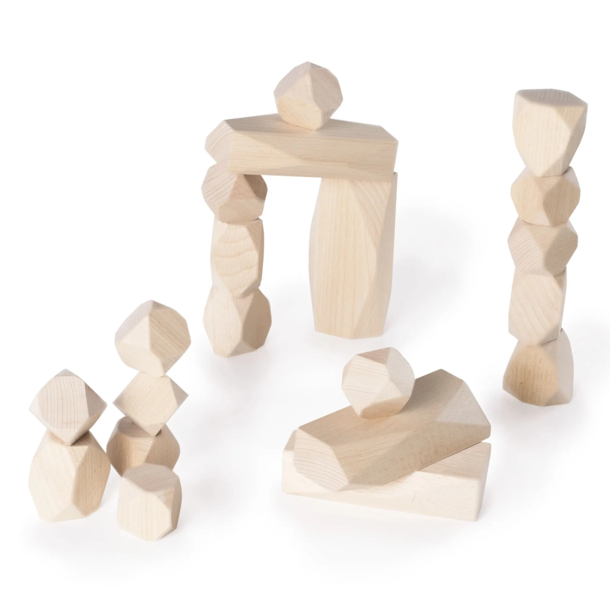 Guidecraft Wood Stackers - Standing Stones* Block Play|Wooden Toys