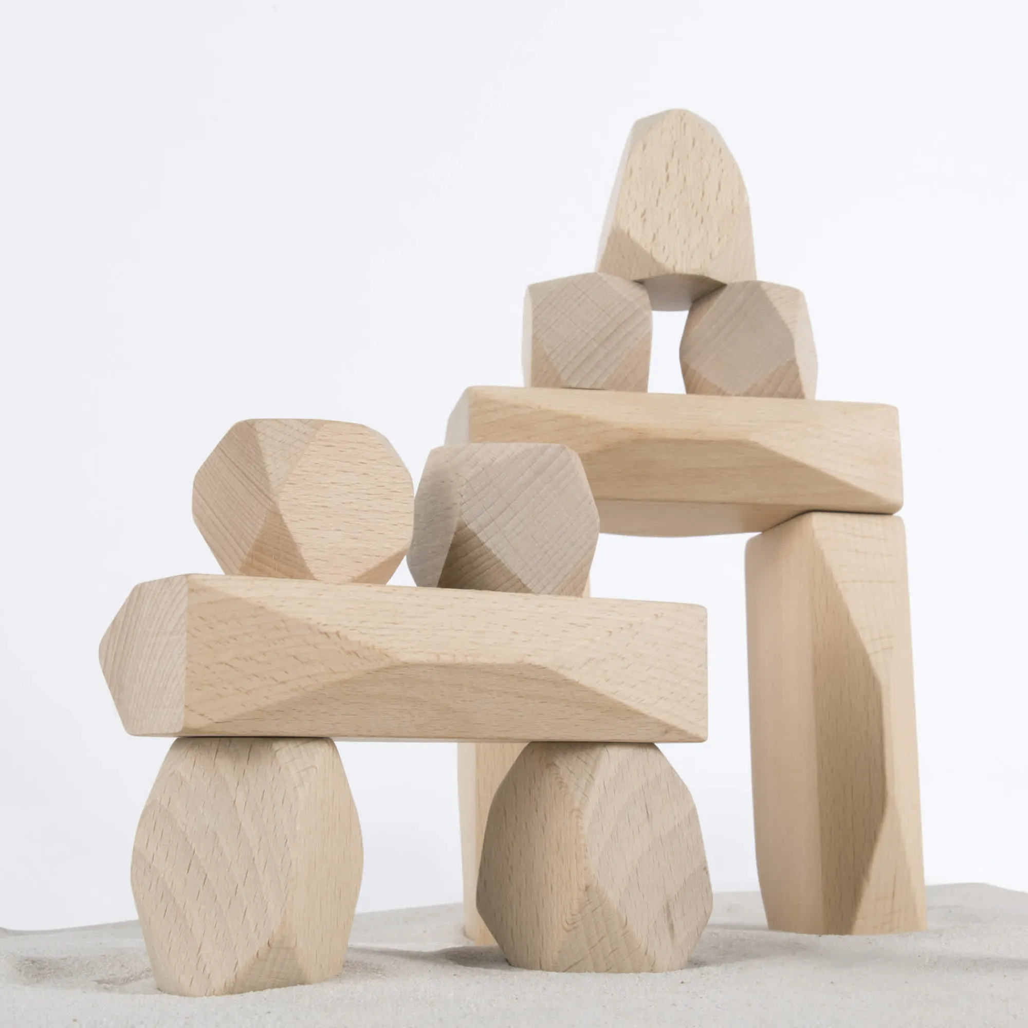 Guidecraft Wood Stackers - Standing Stones* Block Play|Wooden Toys
