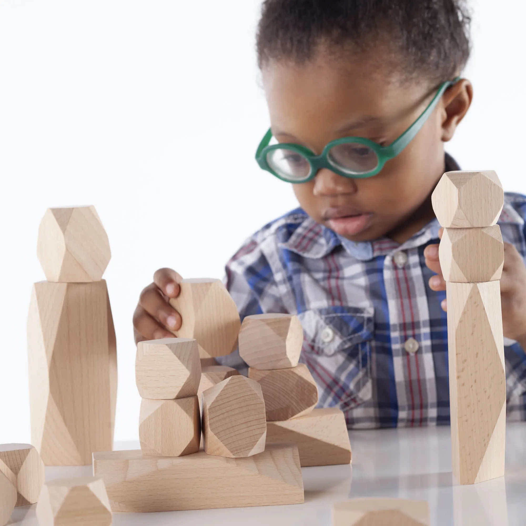 Guidecraft Wood Stackers - Standing Stones* Block Play|Wooden Toys