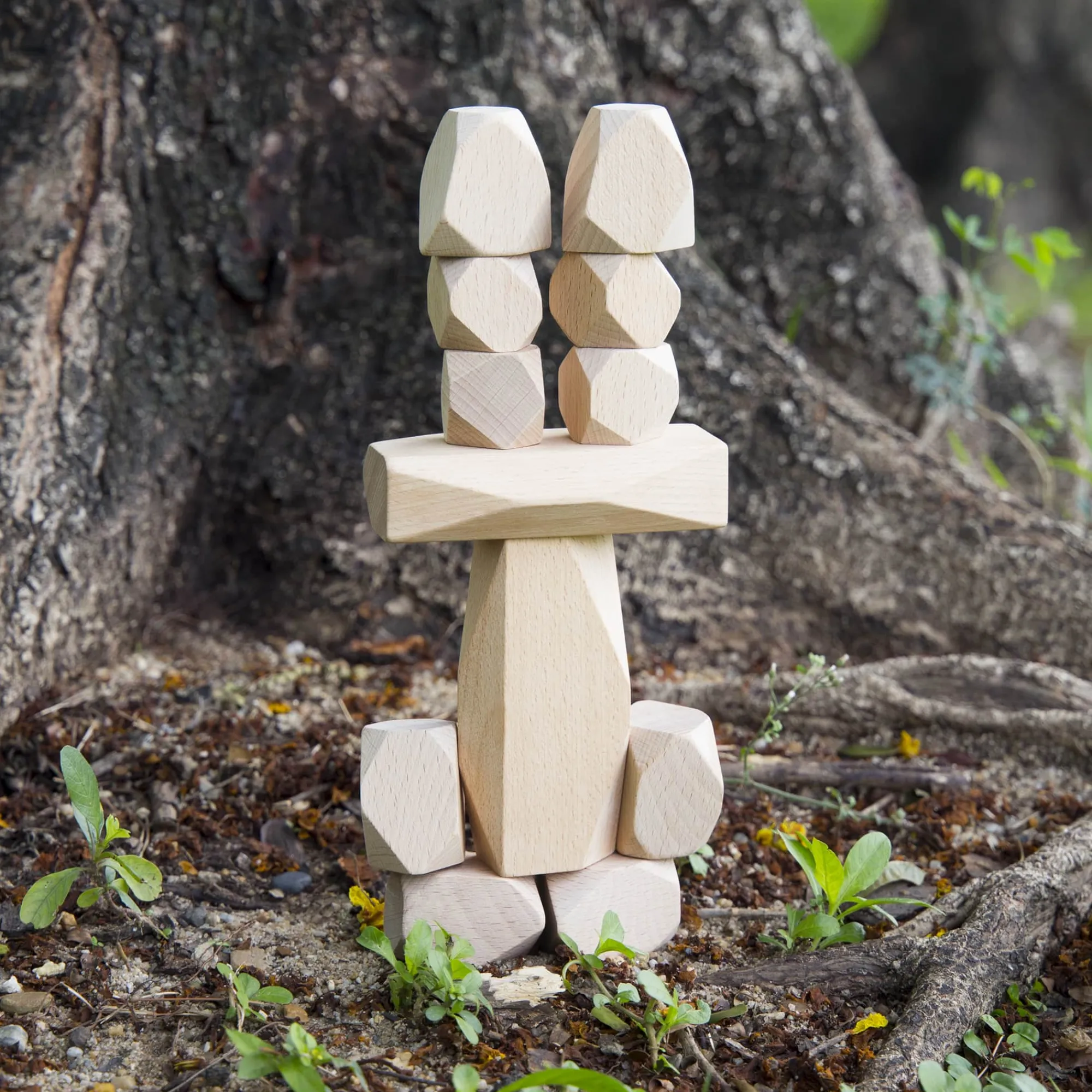 Guidecraft Wood Stackers - Standing Stones* Block Play|Wooden Toys