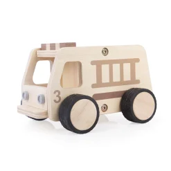 Guidecraft Wooden Fire Truck* Block Play|Toy Vehicles