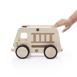 Guidecraft Wooden Fire Truck* Block Play|Toy Vehicles