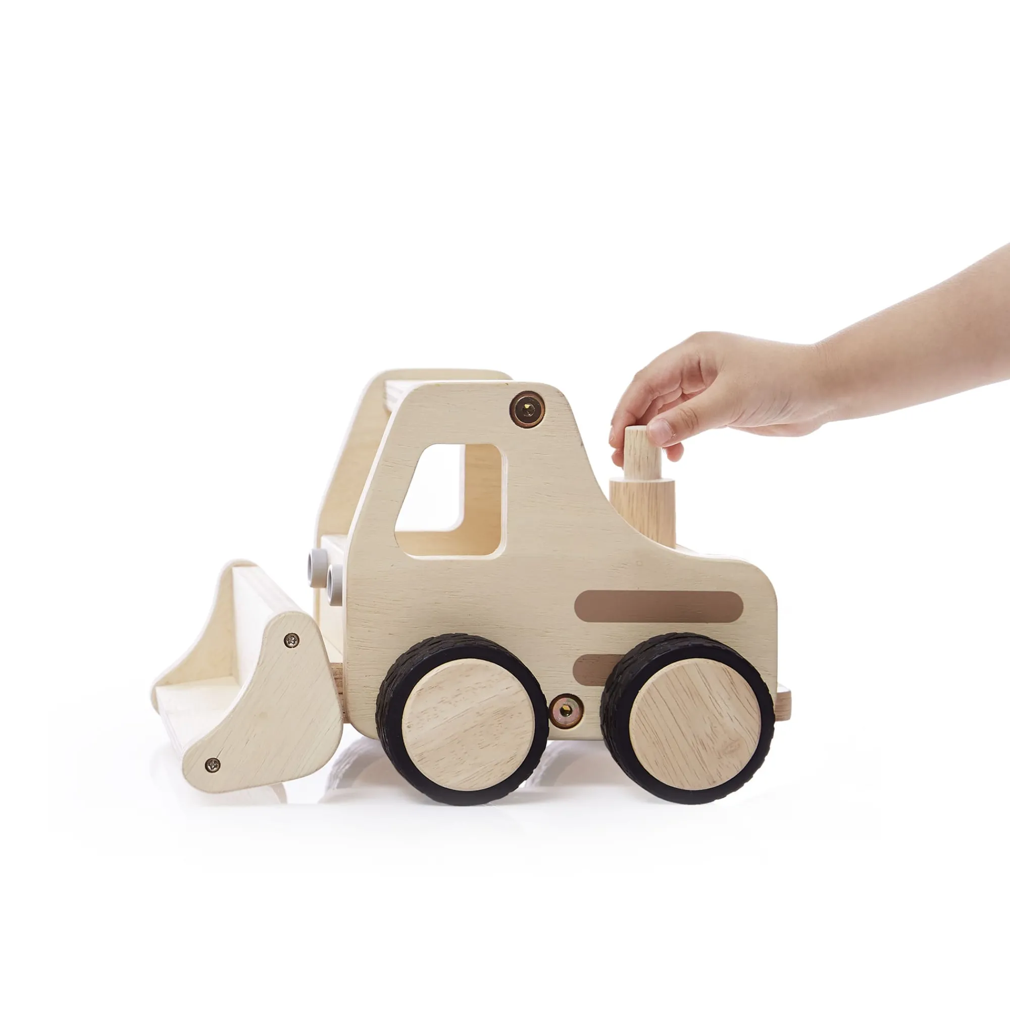 Guidecraft Wooden Front Loader* Block Play|Toy Vehicles
