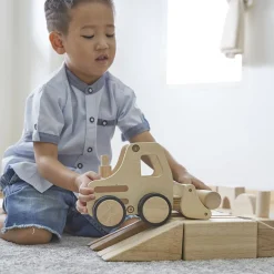 Guidecraft Wooden Front Loader* Block Play|Toy Vehicles