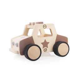 Guidecraft Wooden Police Car* Block Play|Toy Vehicles