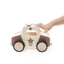 Guidecraft Wooden Police Car* Block Play|Toy Vehicles