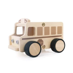 Guidecraft Wooden School Bus* Block Play|Toy Vehicles