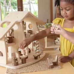 Guidecraft Woodlands Dollhouse Set* Nature-Inspired Toys|Pretend Play Toys